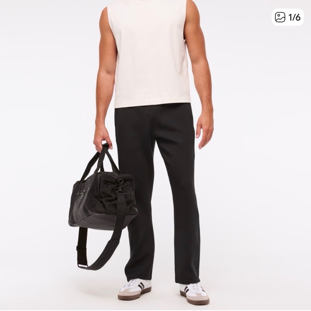 Mens Abercrombie YPB neoKnit Max pants black small long